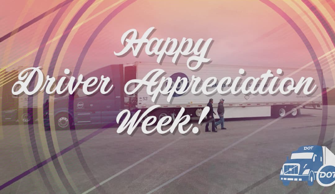 Happy Driver Appreciation Week