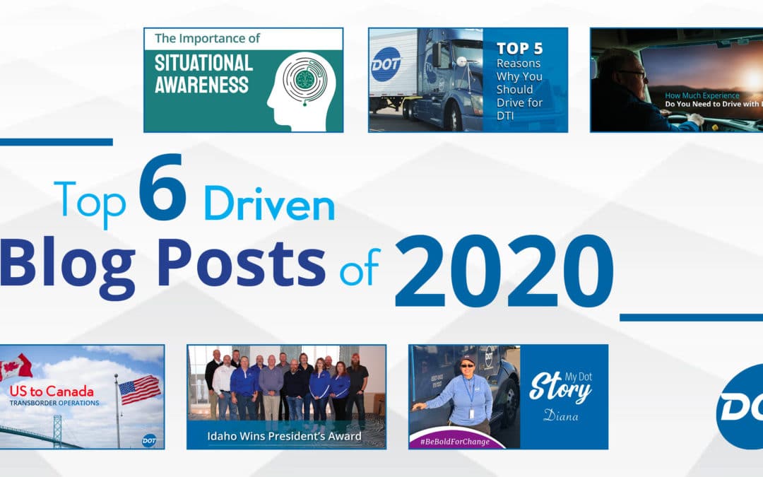 Top 6 Driven Blog Posts of 2020