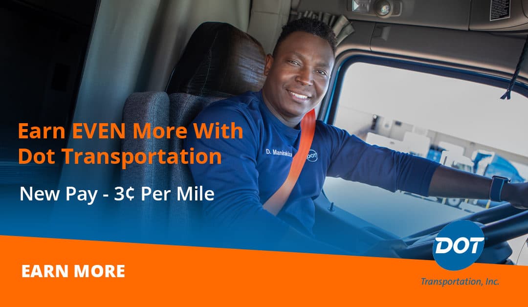 New Dot Transportation Driver Mileage Pay Increase Announced