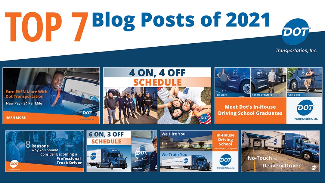 Top 7 Dot Transportation Blog Posts of 2021