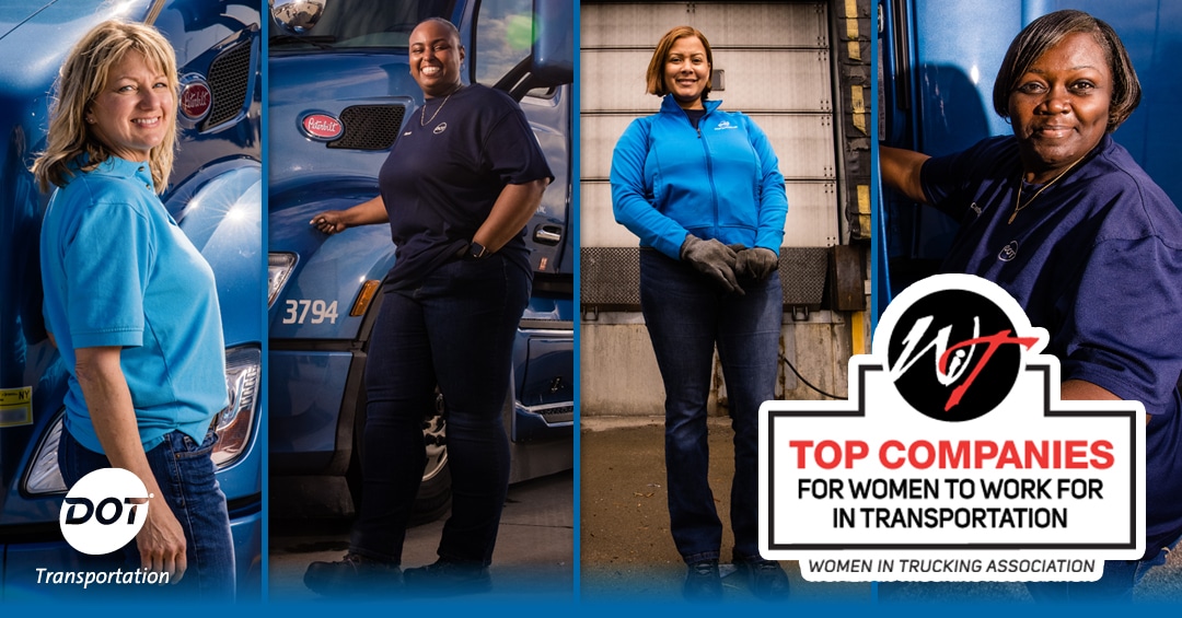 Dot Transportation named a "Top Company for Women to Work for in Transportation"