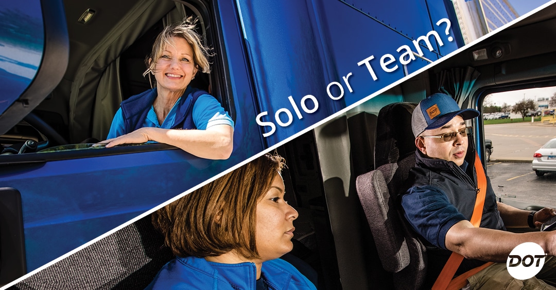 Solo Driving or Team Driving: Which is Right for Me?